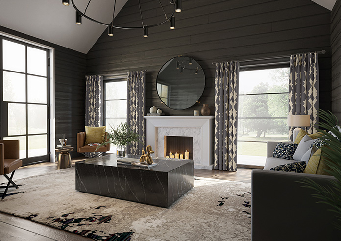 Construct, Warm Black - Made to Measure Curtains - Image 8